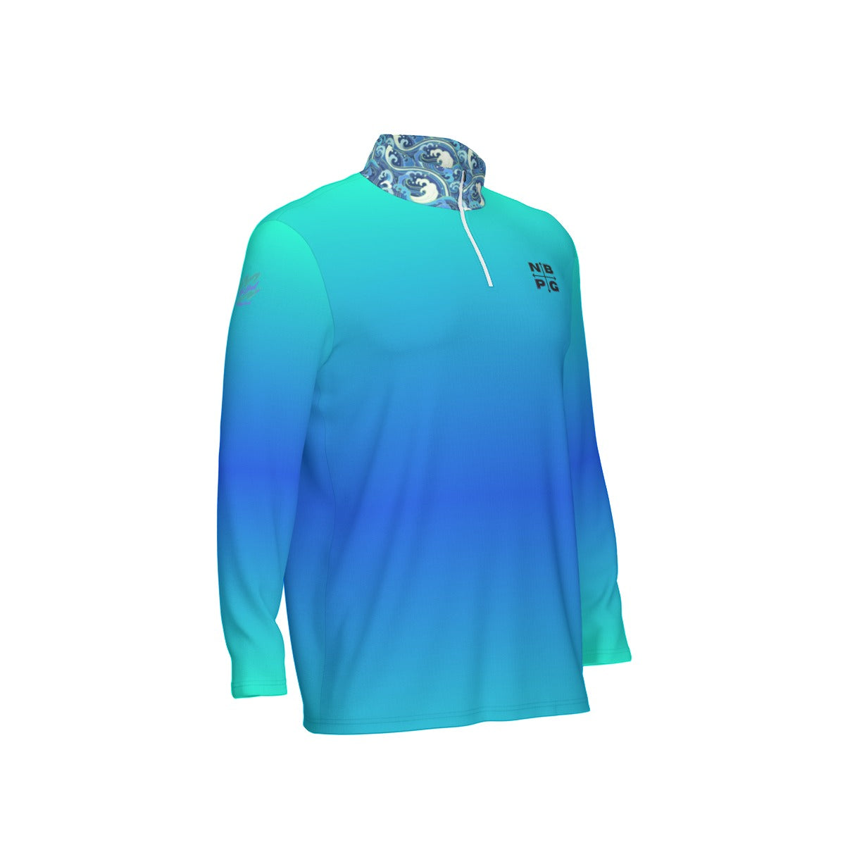Tide Runner Gradient Quarter Zip - Not Bad Pretty Good