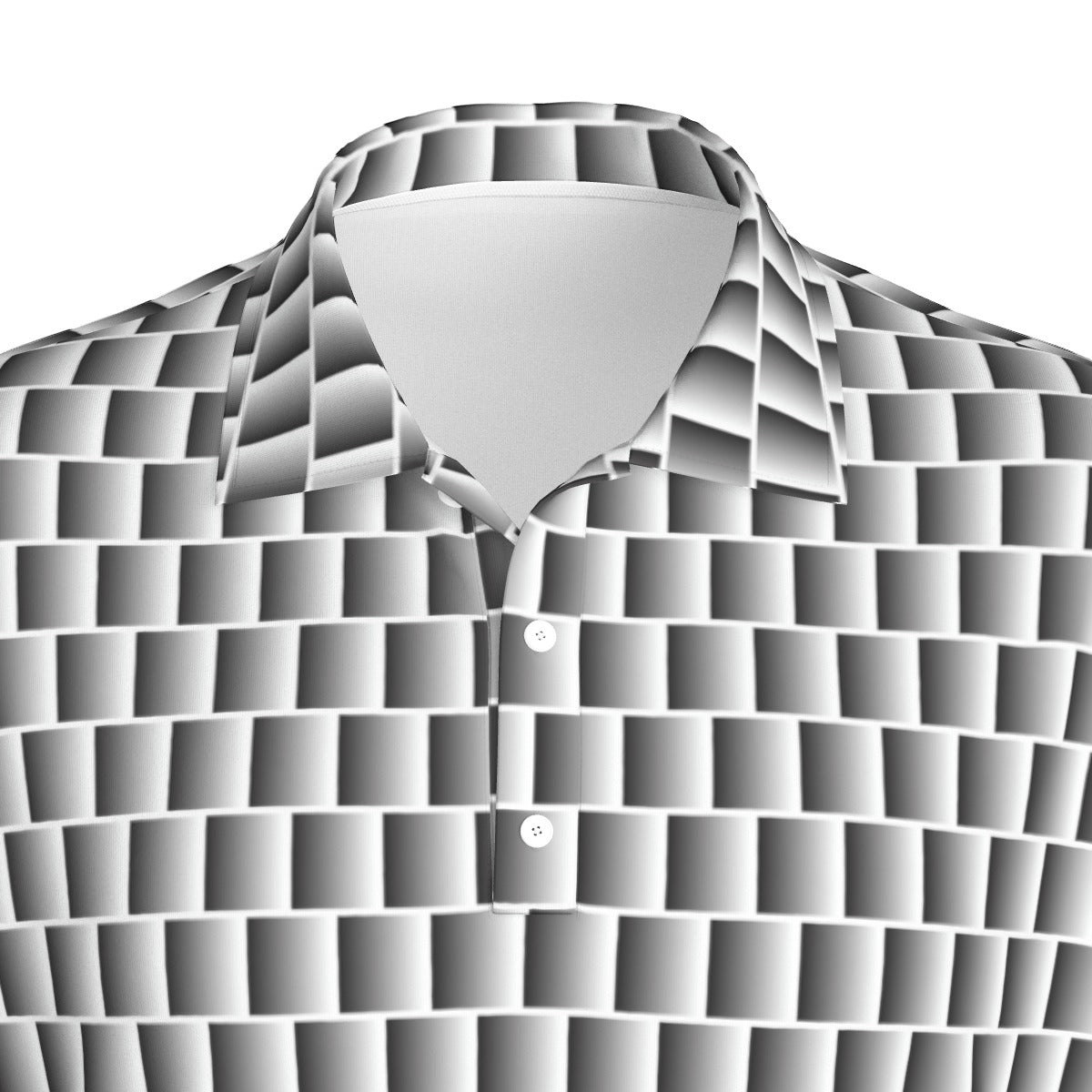 Not Bad Pretty Good Static Golf Polo, men's short-sleeve polo shirt with a classic collar and subtle logo detail.