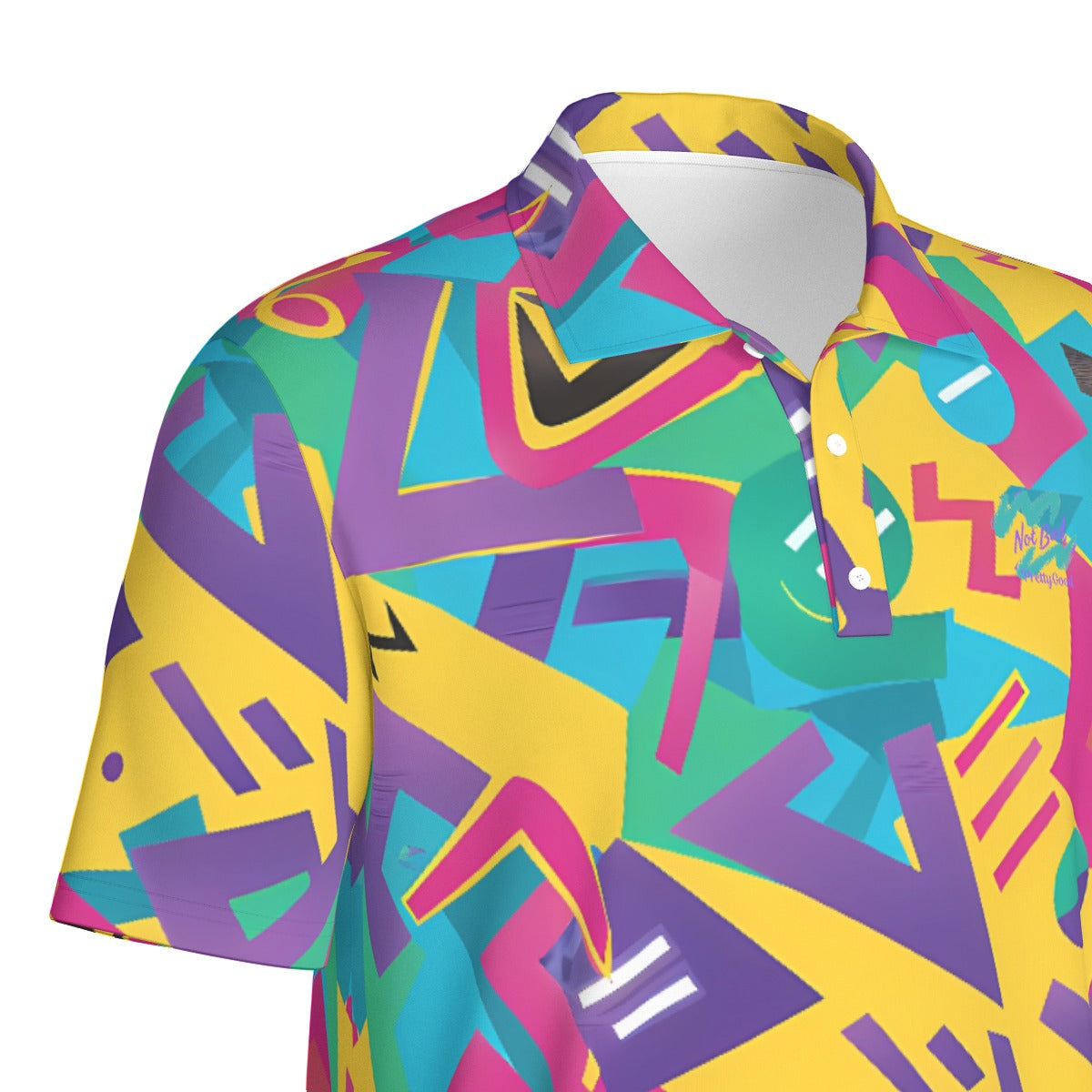 Yoycol Party Retro Polo shirt in vibrant colors, featuring classic polo collar and short sleeves for a stylish casual look.