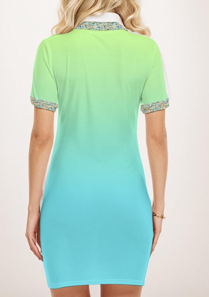 Keylime Women's Golf Polo Dress - Not Bad Pretty Good