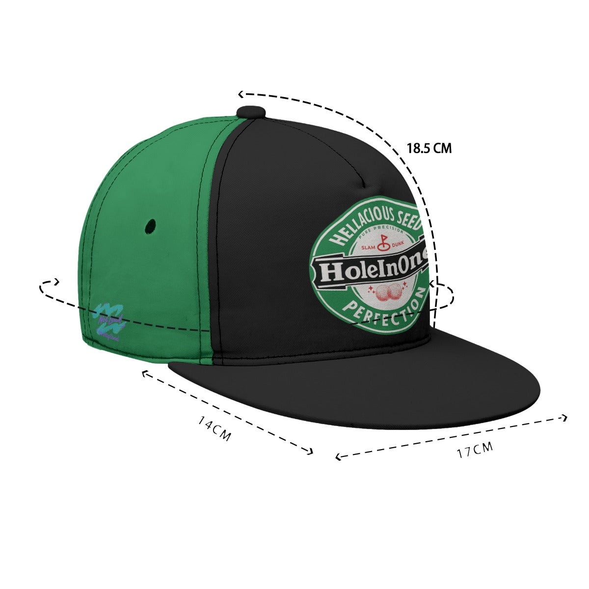 Hole In One Snapback Hat - Not Bad Pretty Good