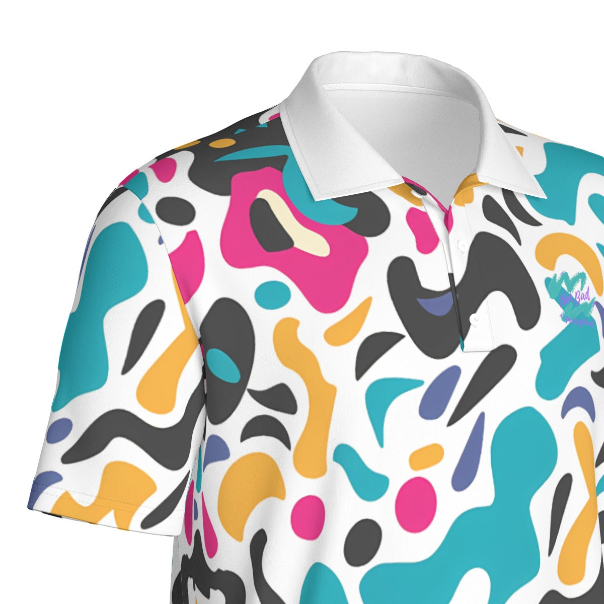 Yoycol Incognito Retro Polo shirt in classic design, featuring a collared neckline and short sleeves, displayed on a mannequin.