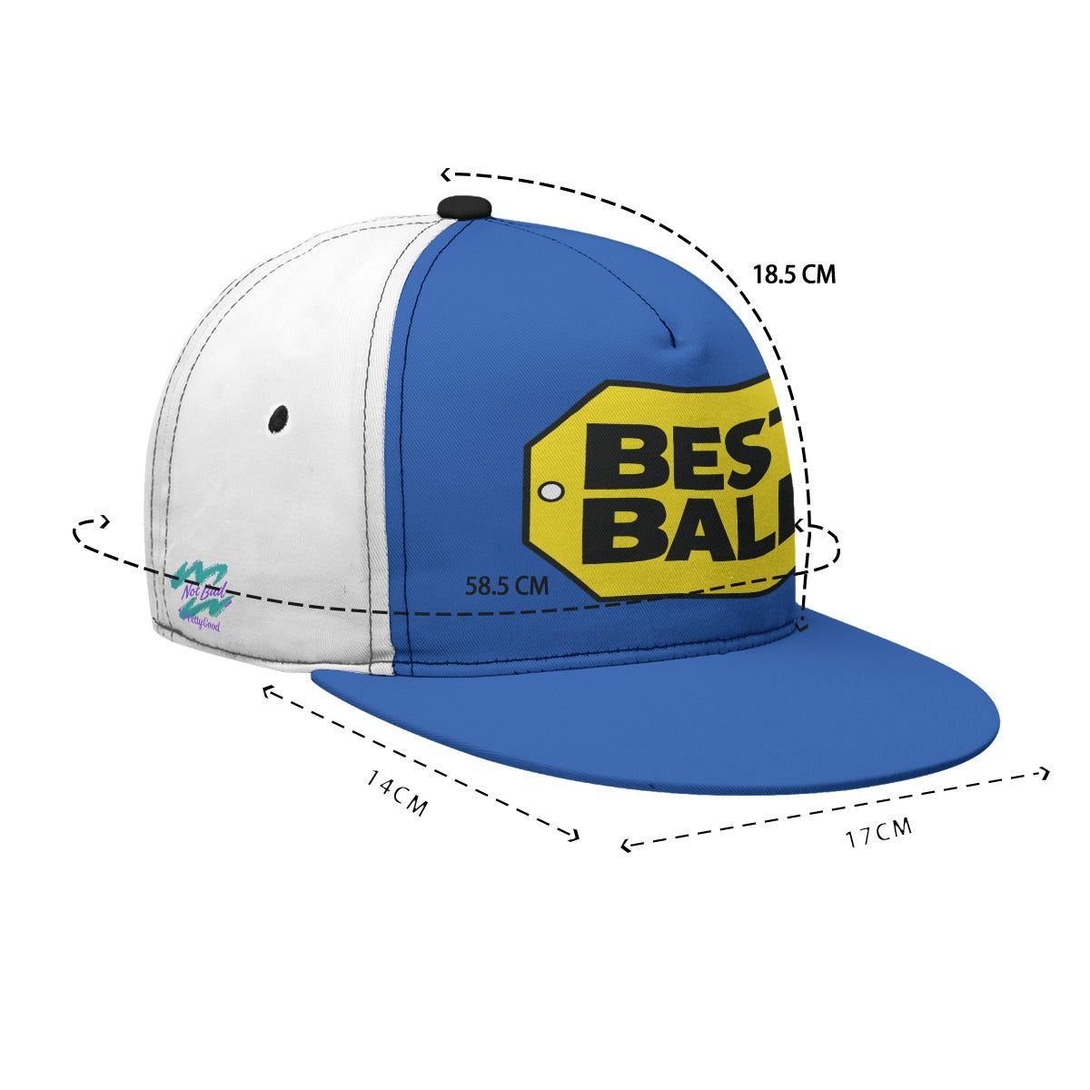 Best Ball Snapback Golf Hat - Not Bad Pretty Good