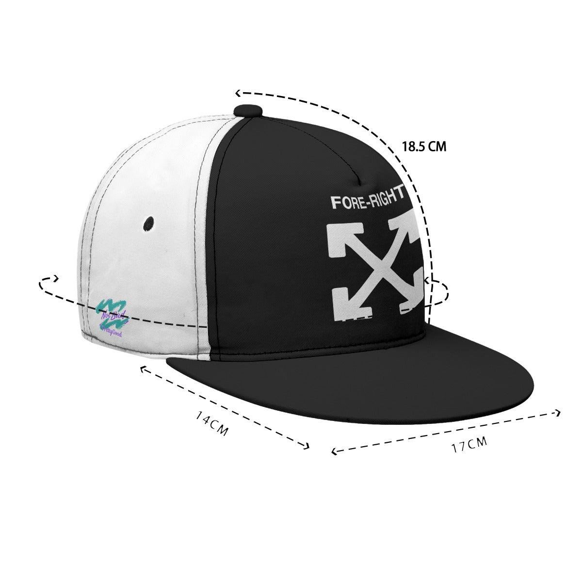 Fore Right Snapback Hat - Not Bad Pretty Good