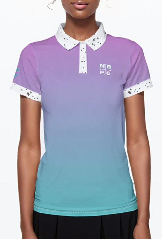 Fade Women's Golf Polo - Not Bad Pretty Good