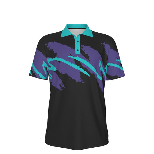 Reverse Jazz Golf Polo by Yoycol showing a stylish men's polo shirt with a unique pattern and classic collar.
