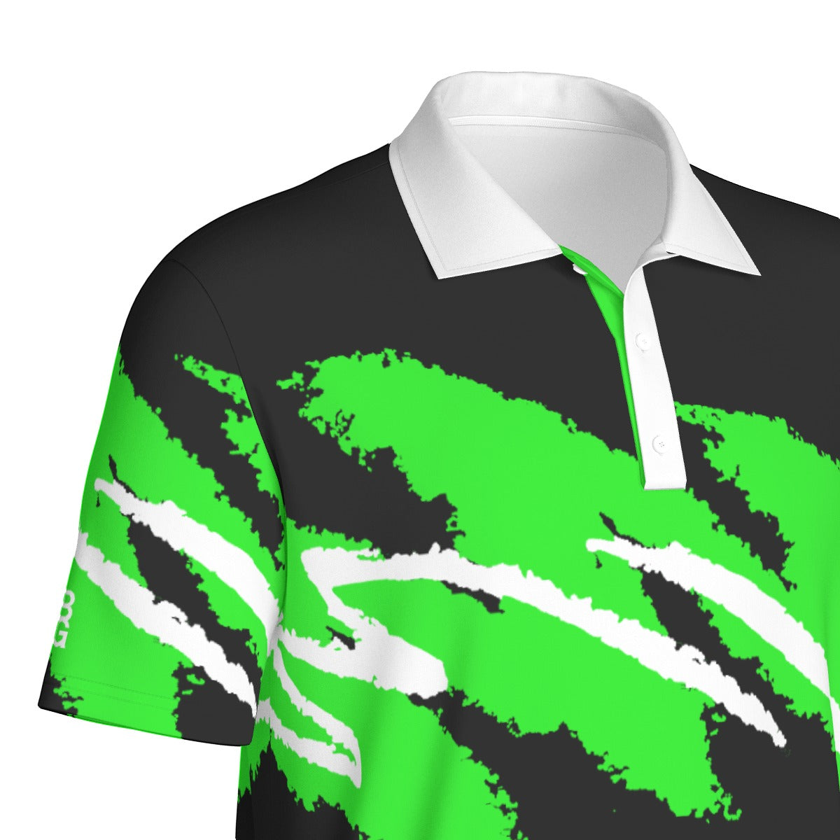 Not Bad Pretty Good Octane Jazz Golf Polo, men's short-sleeve polo shirt with sporty design and breathable fabric.