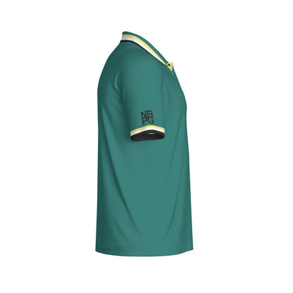 Yoycol Albatross Golf Polo shirt in light blue with a classic collar and short sleeves, displayed on a plain background.