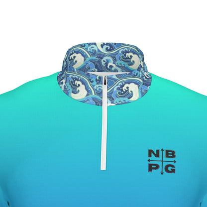 Tide Runner Gradient Quarter Zip - Not Bad Pretty Good