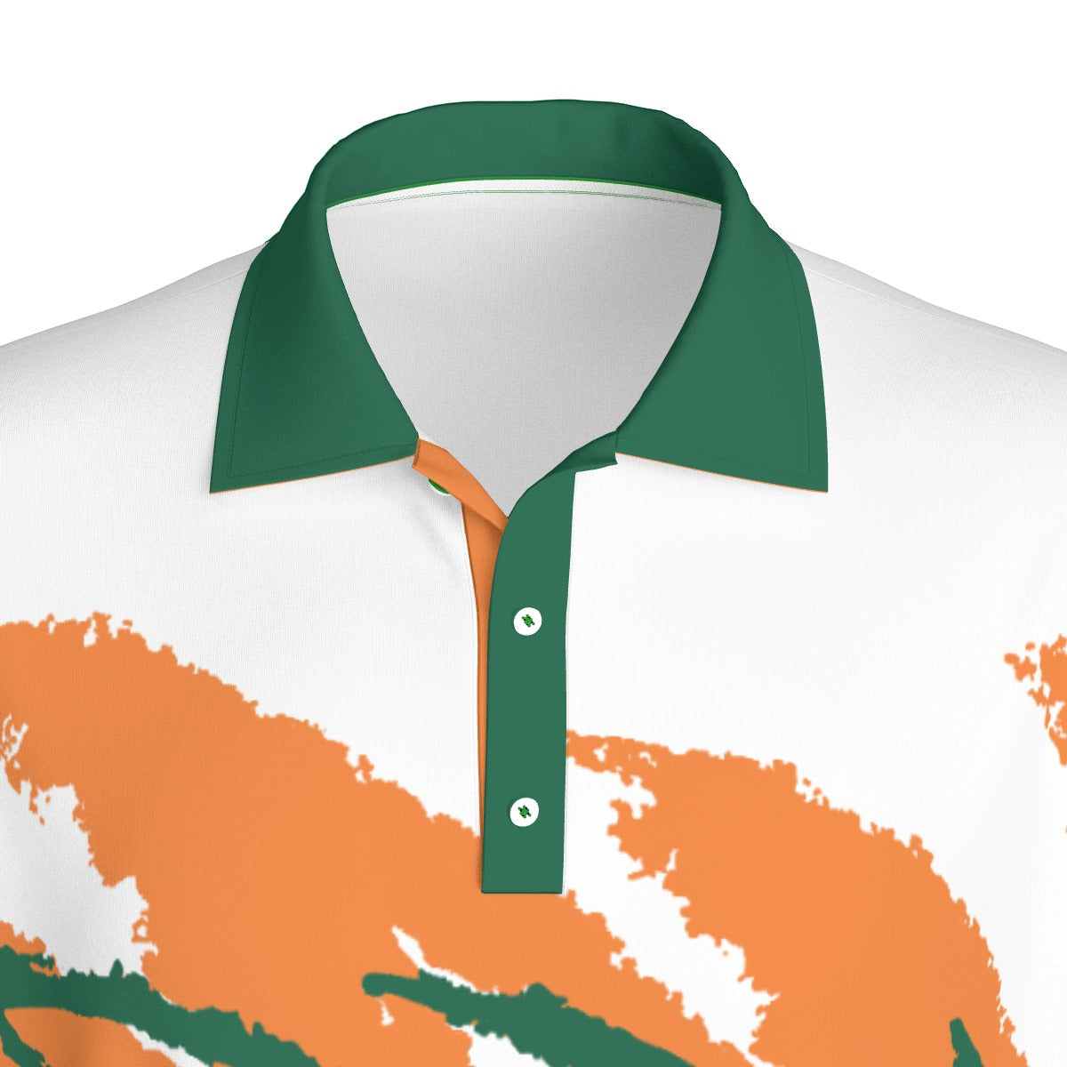 Eye of the Storm Jazz Golf Polo by Not Bad Pretty Good, navy blue polo shirt with subtle pattern and collared neckline.