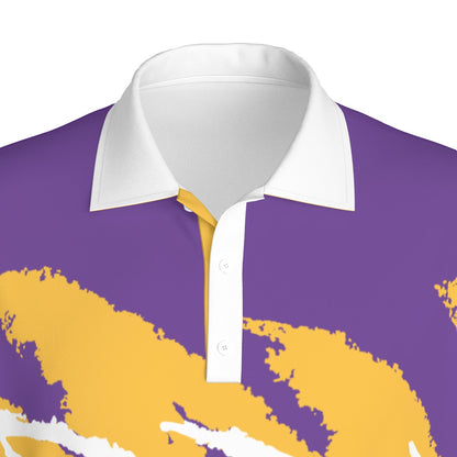 Nordic Royalty Jazz Golf Polo by Not Bad Pretty Good, light blue polo shirt with collar and subtle logo details.