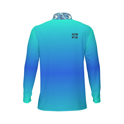 Tide Runner Gradient Quarter Zip - Not Bad Pretty Good