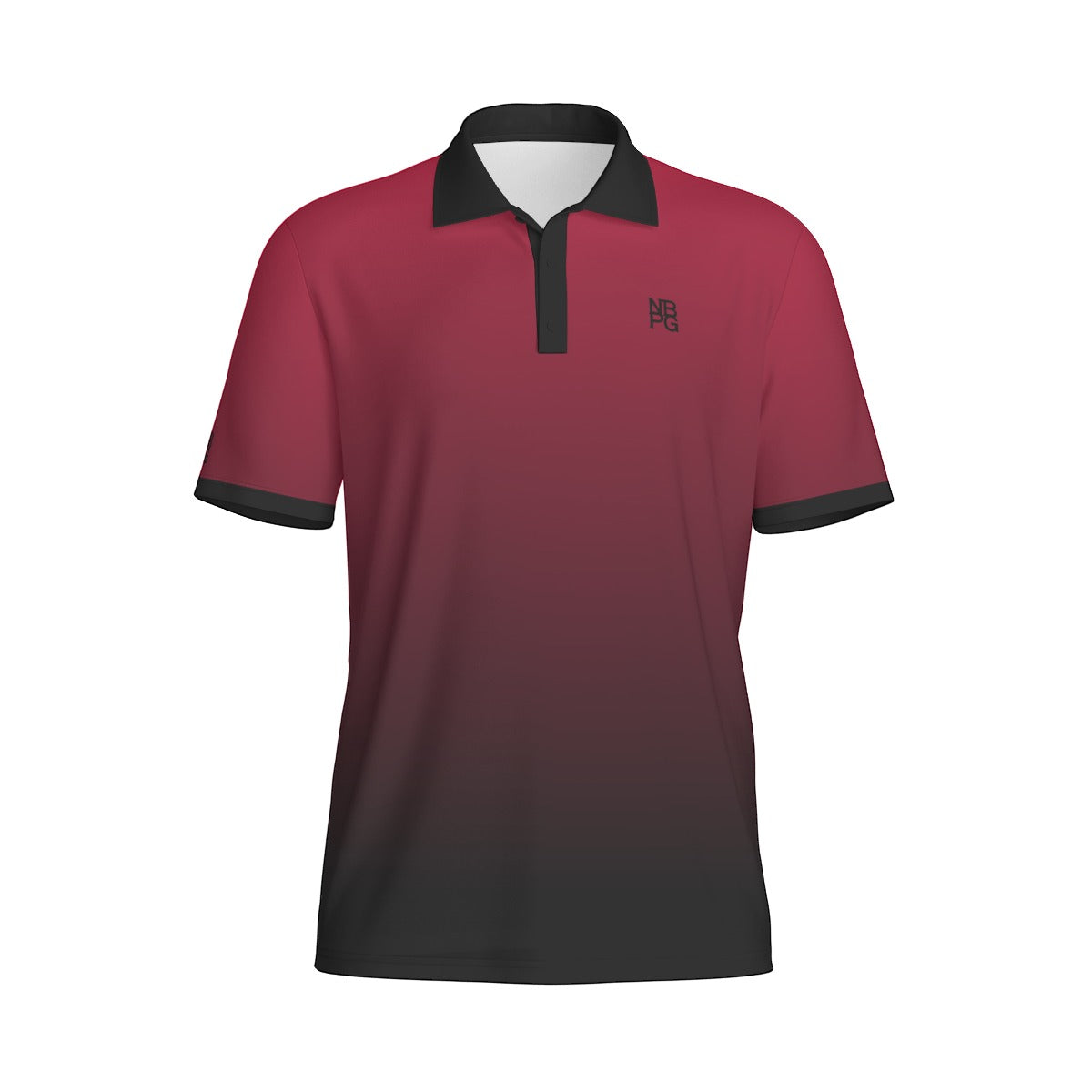 Yoycol Glory Gradient Polo shirt in vibrant multicolor design, featuring a classic collar and short sleeves.