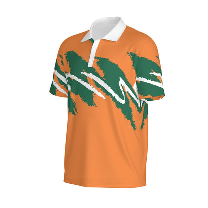 Not Bad Pretty Good Category Five Jazz Golf Polo in vibrant colors, featuring a classic polo collar and short sleeves.