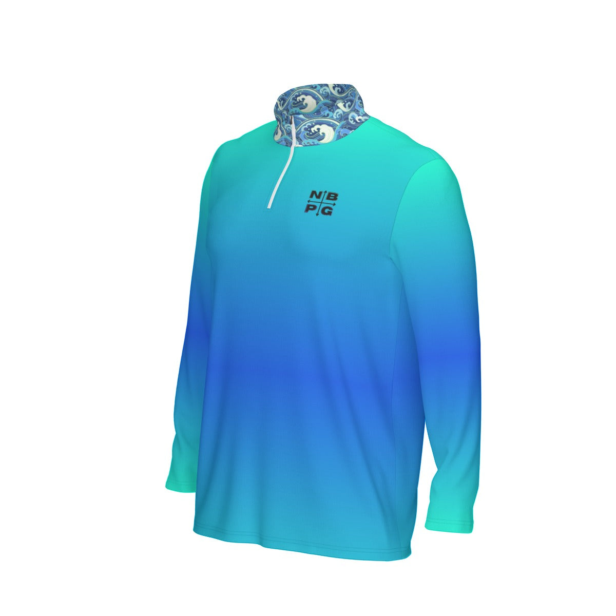 Tide Runner Gradient Quarter Zip - Not Bad Pretty Good