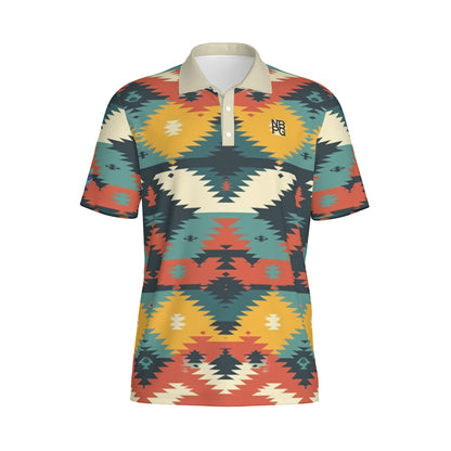 Yoycol Trailblazer Golf Polo shirt in navy with short sleeves and a classic collar, featuring subtle branding detail.