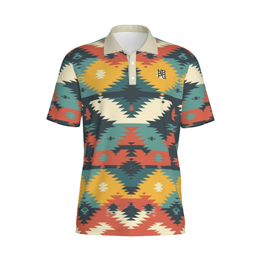 Yoycol Trailblazer Golf Polo shirt in navy with short sleeves and a classic collar, featuring subtle branding detail.