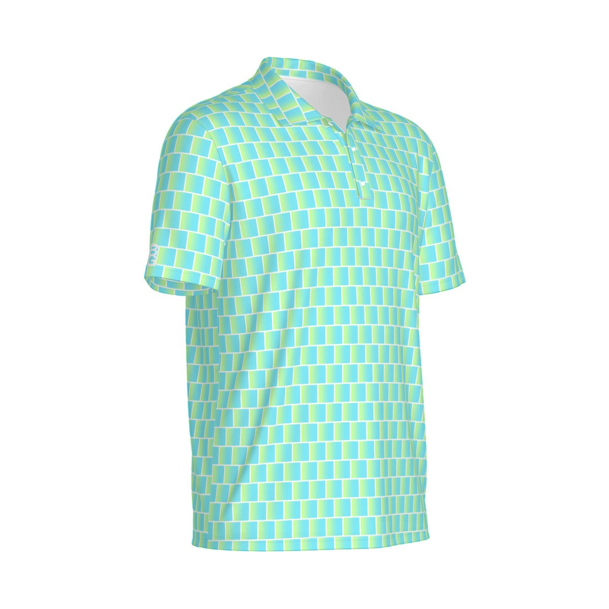 Not Bad Pretty Good Limewire golf polo, men's short-sleeve polo shirt with lime green color and classic fit, perfect for golf or casual wear.