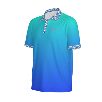 Blew Gradient Polo - Not Bad Pretty Good