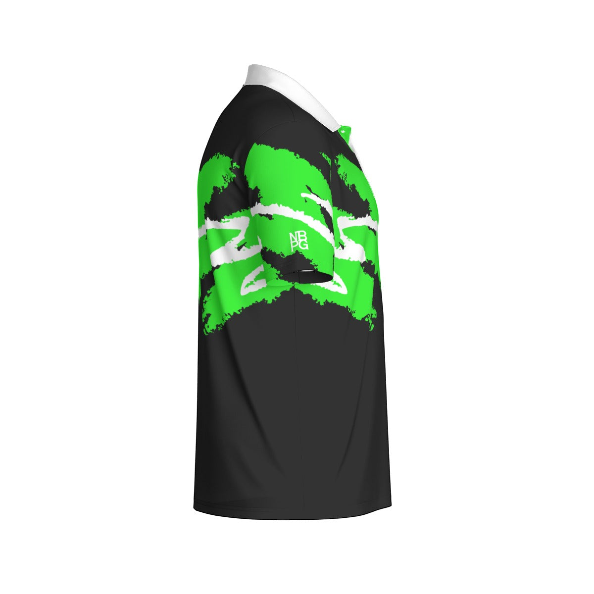 Not Bad Pretty Good Octane Jazz Golf polo shirt with a classic collar and vibrant color, designed for comfortable golf wear.