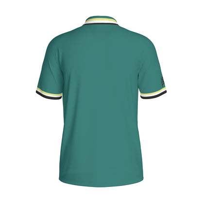 Yoycol Albatross Golf Polo shirt in light blue with collar and short sleeves, casual athletic apparel for men