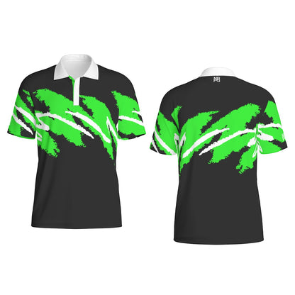 Not Bad Pretty Good Octane Jazz golf polo with a stylish design, short sleeves, and a classic collar, perfect for golf or casual wear.