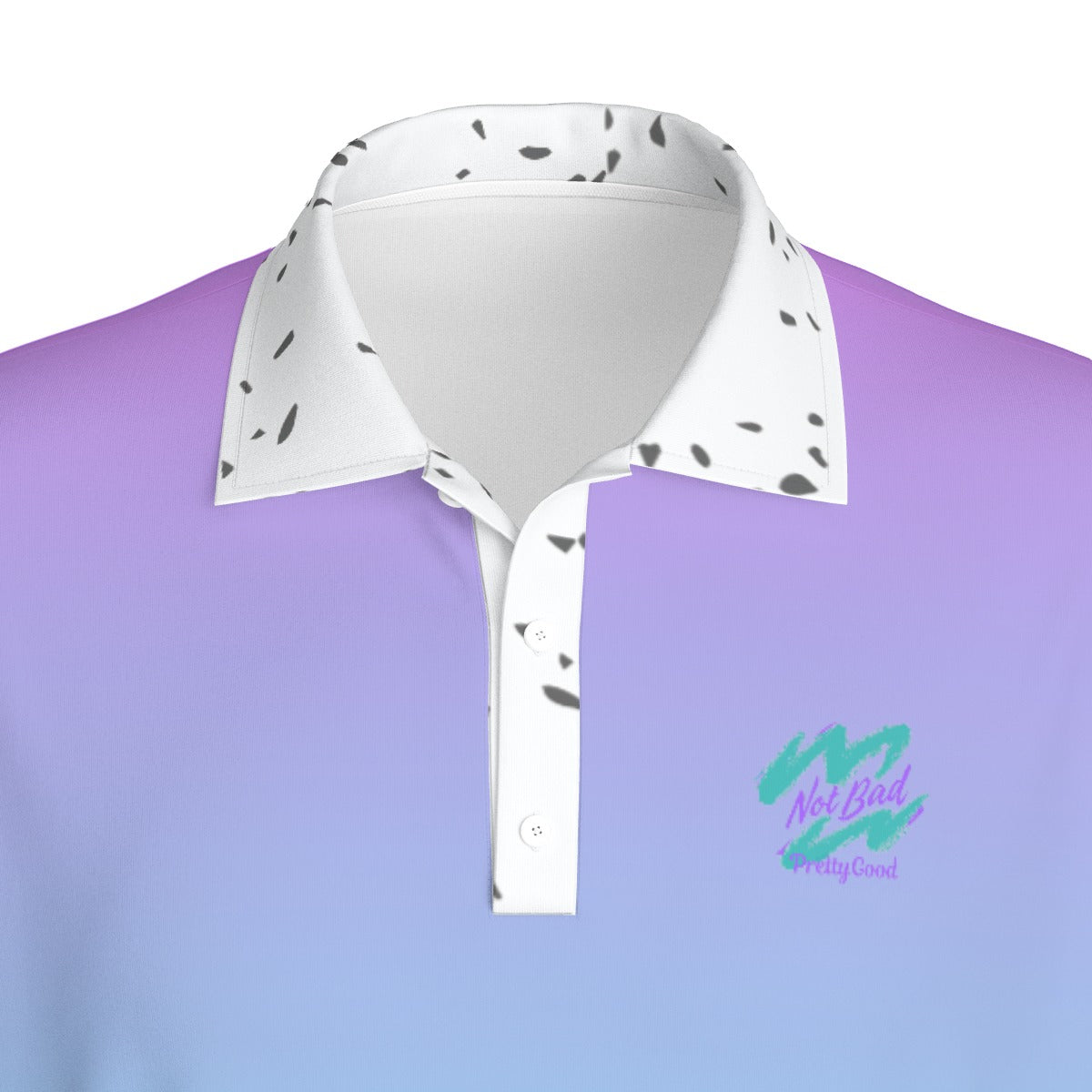 Fade Gradient Polo - Not Bad Pretty Good