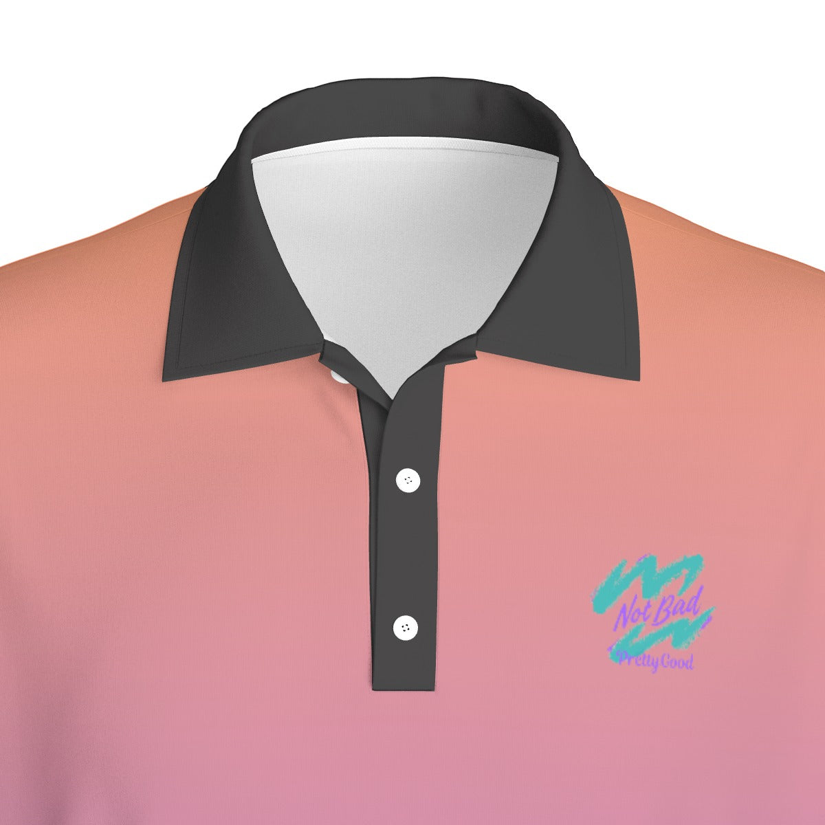 Aurora Gradient Polo - Not Bad Pretty Good