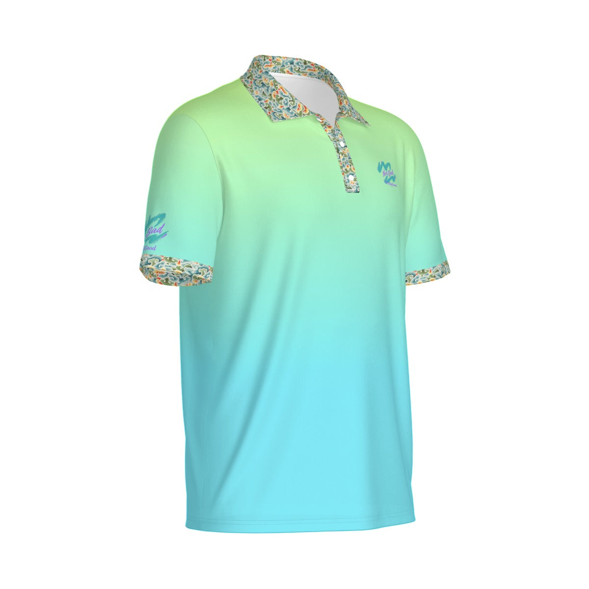 Keylime Gradient Polo - Not Bad Pretty Good