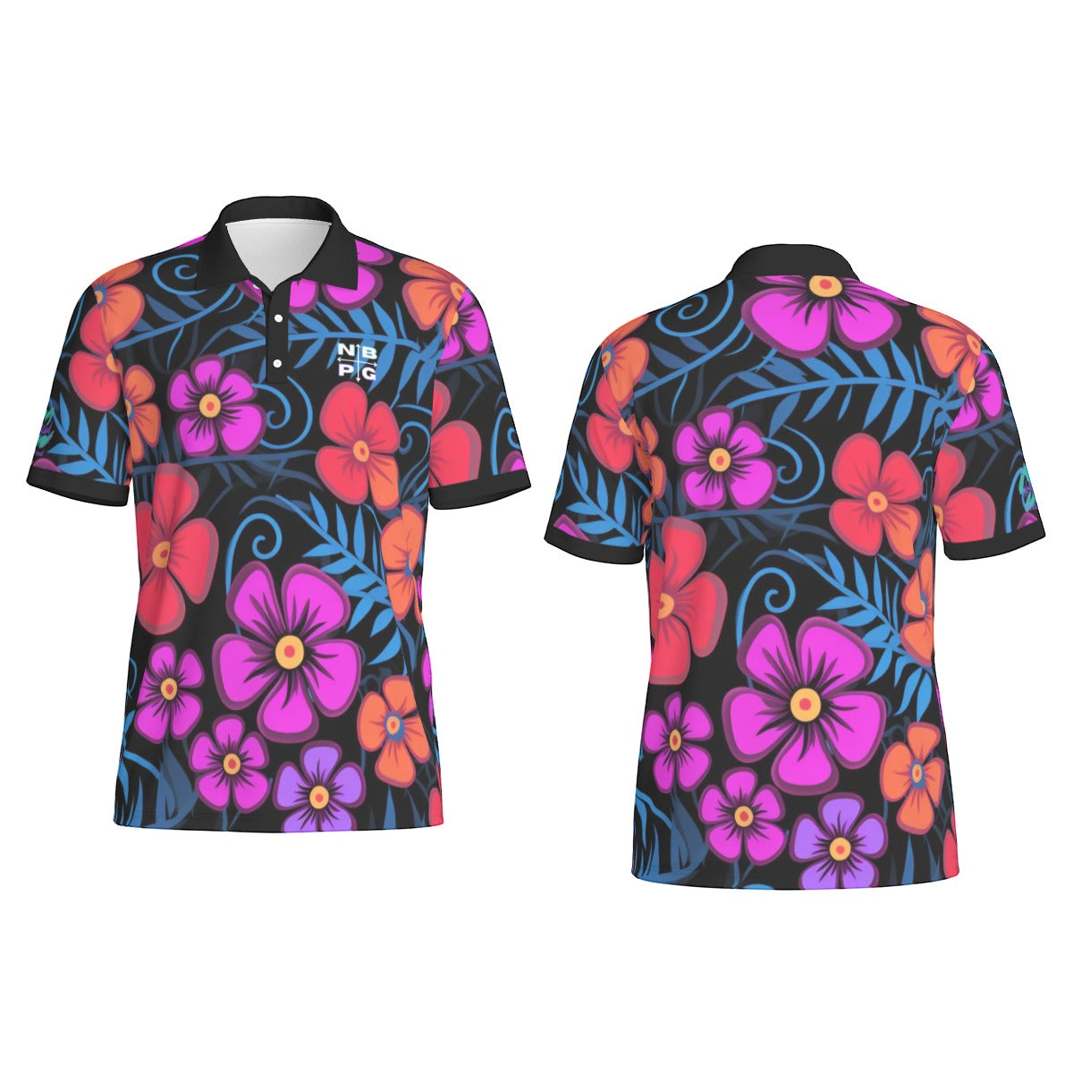 Floral Frenzy Golf Polo - Not Bad Pretty Good