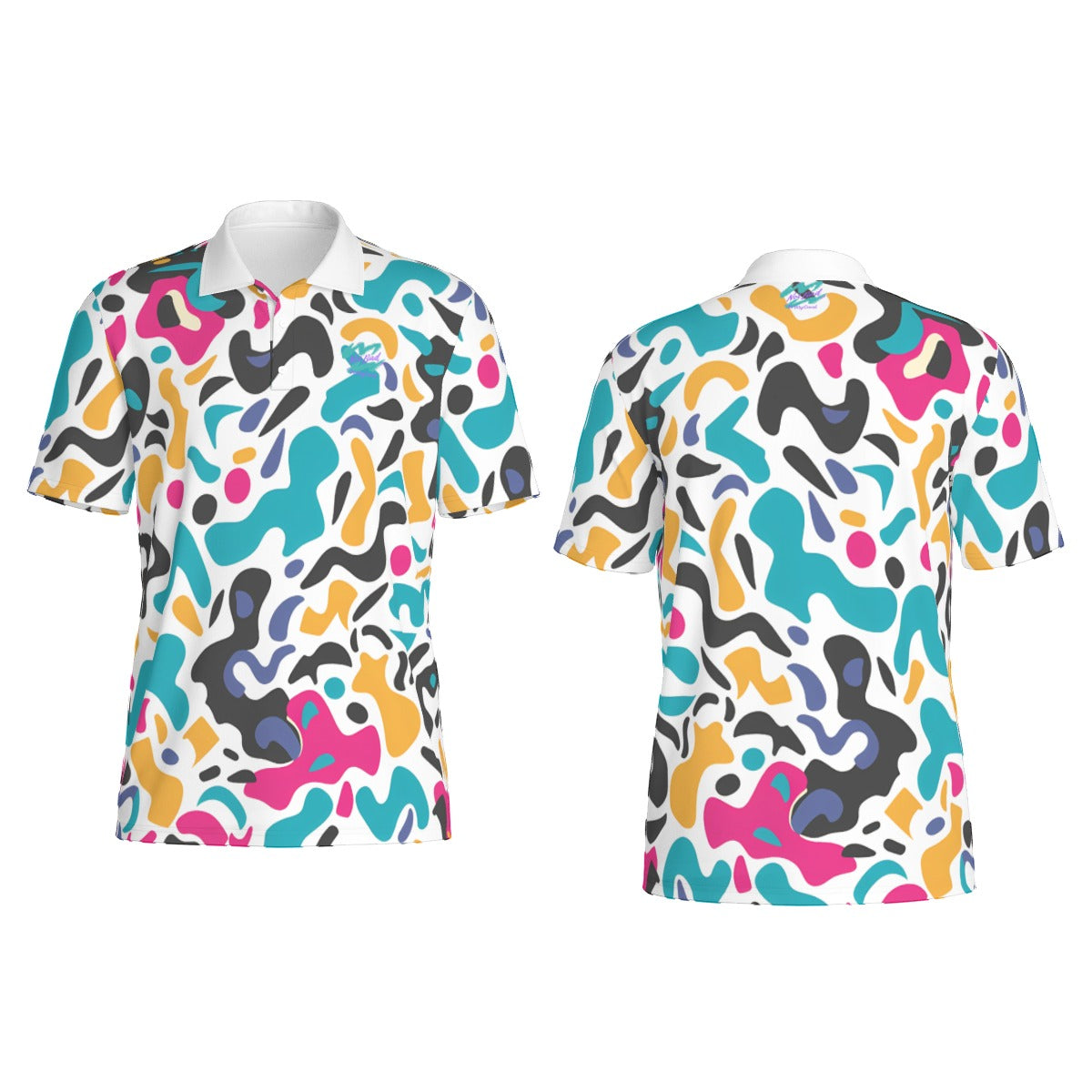 Yoycol Incognito Retro Polo shirt in beige with a classic collar and short sleeves, displayed flat against a white background.