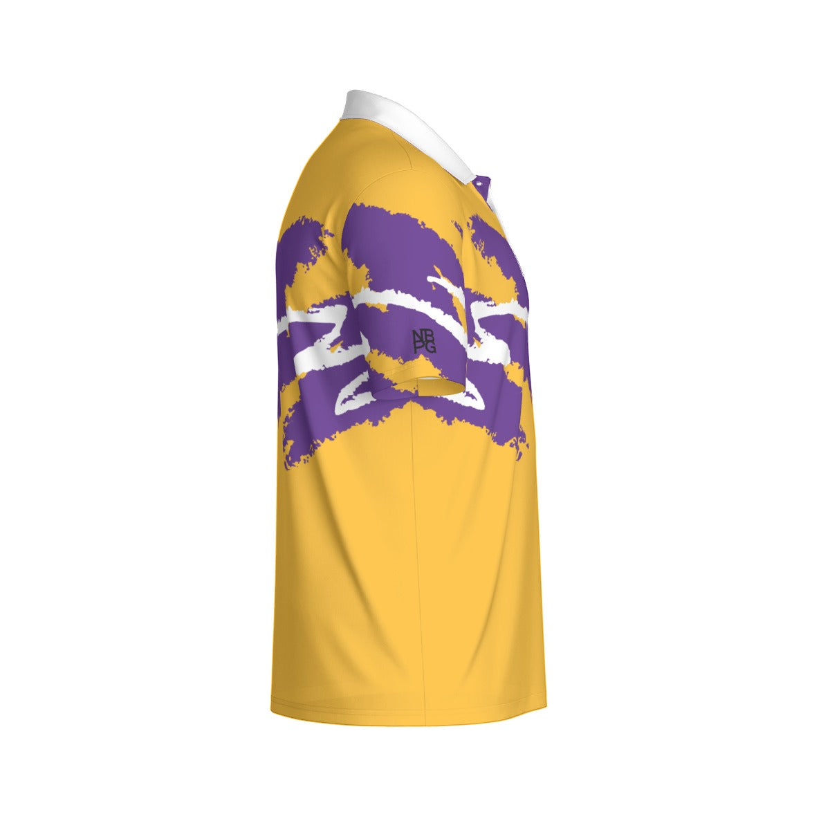 Men's Championship Gold Jazz Golf Polo by Not Bad Pretty Good featuring a classic design and comfortable fit.