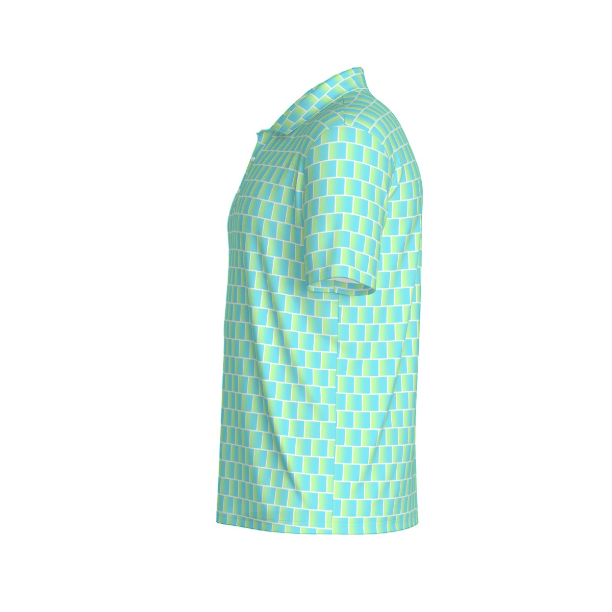 Not Bad Pretty Good Limewire golf polo shirt with a classic collar and vibrant color, perfect for casual golf attire.