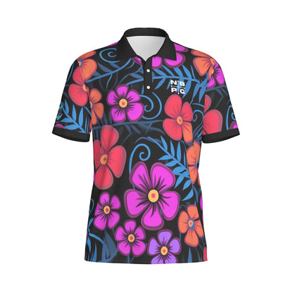 Floral Frenzy Golf Polo - Not Bad Pretty Good