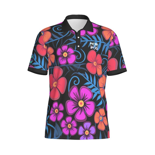 Floral Frenzy Golf Polo - Not Bad Pretty Good