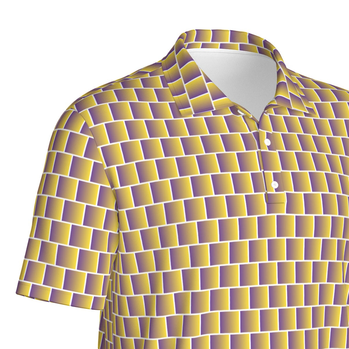 Gold Standard golf polo by Not Bad Pretty Good, featuring a classic fit, collared design, and vibrant color for stylish play.