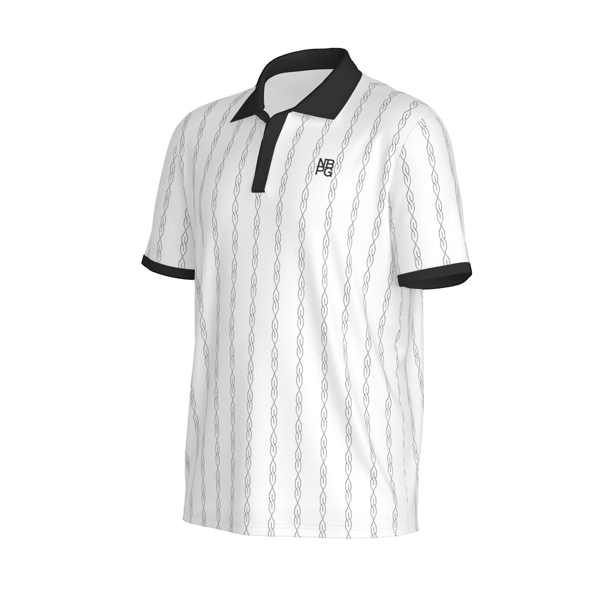 Yoycol S-Class Polo shirt in navy with short sleeves and collar, shown on a flat surface.