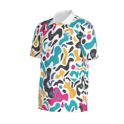 Yoycol Incognito Retro Polo shirt in classic style with a collar and button placket, displayed flat in this product image.