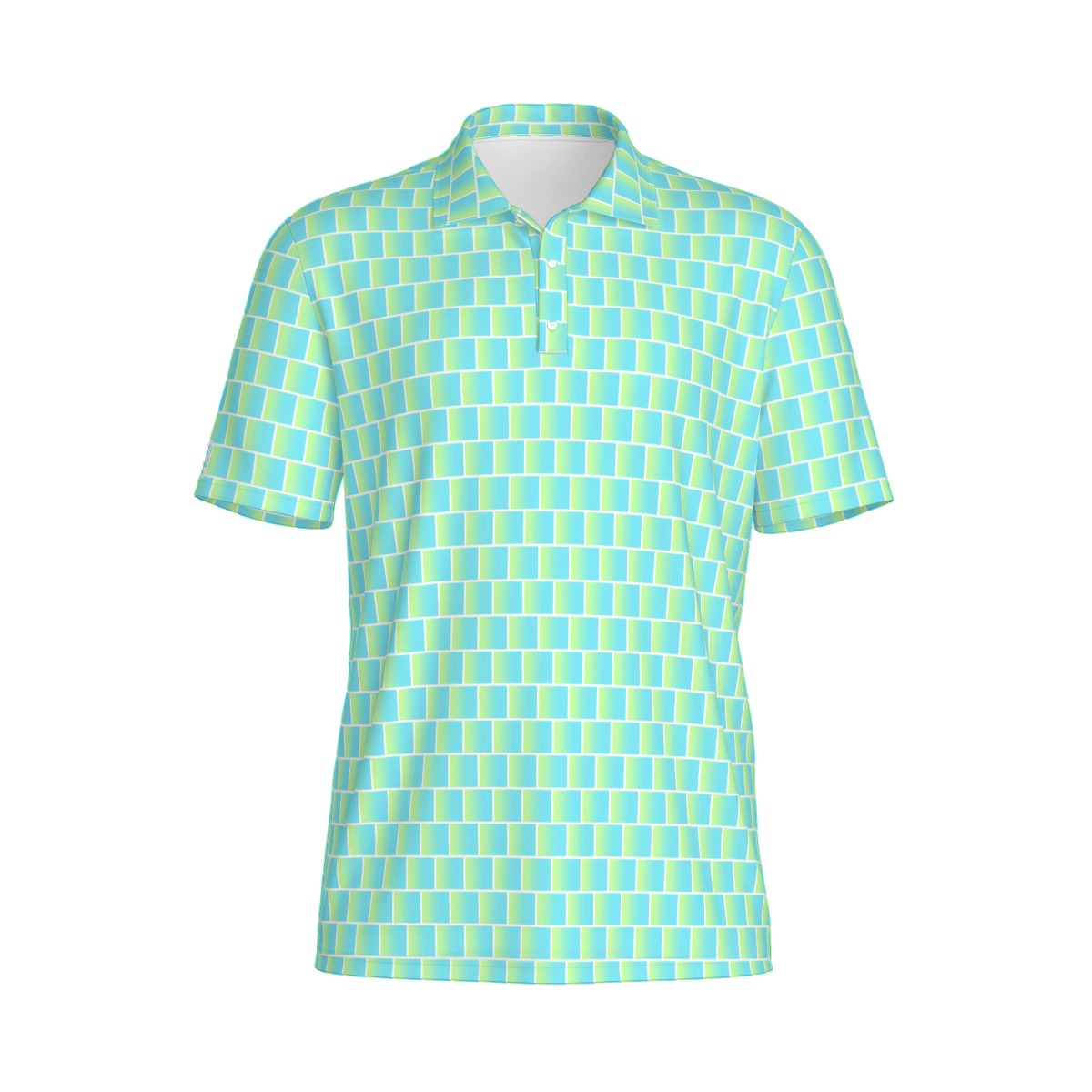 Not Bad Pretty Good Limewire Golf Polo in vibrant green, featuring a classic fit and collar, perfect for golf or casual wear.