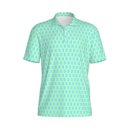 Not Bad Pretty Good Limewire Golf Polo in vibrant green, featuring a classic fit and collar, perfect for golf or casual wear.