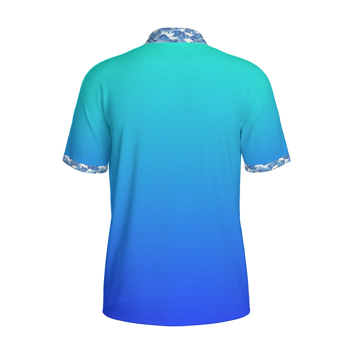 Blew Gradient Polo - Not Bad Pretty Good