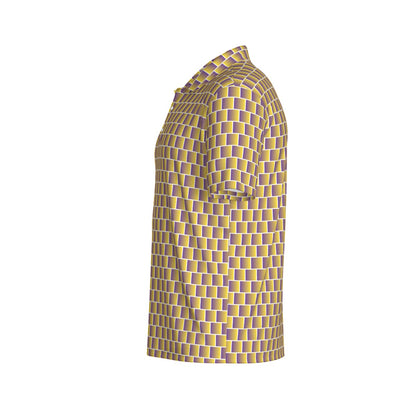Not Bad Pretty Good Gold Standard golf polo shirt in classic design, featuring a collared neckline and breathable fabric.