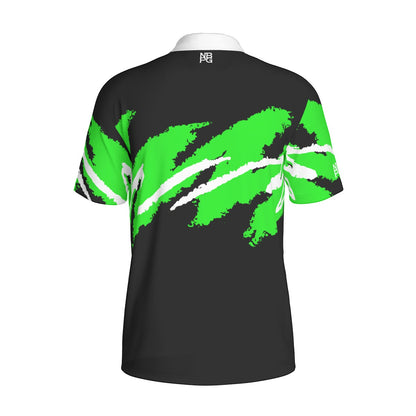 Not Bad Pretty Good Octane Jazz Golf polo shirt in vibrant colors, showcasing its comfortable fit and stylish design.