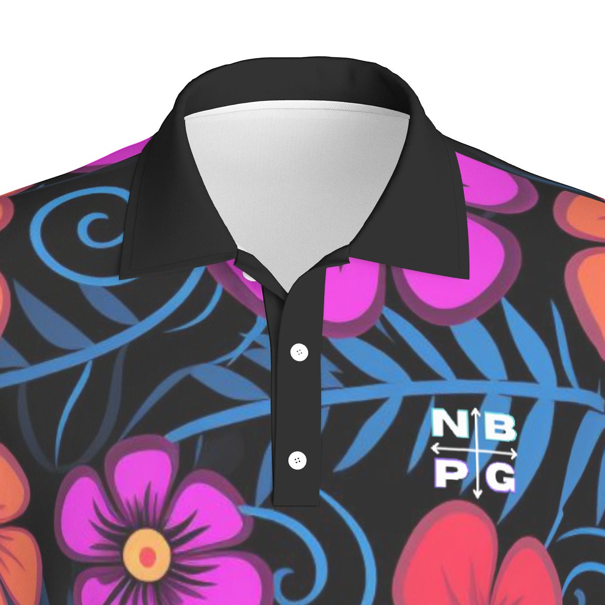 Floral Frenzy Golf Polo - Not Bad Pretty Good