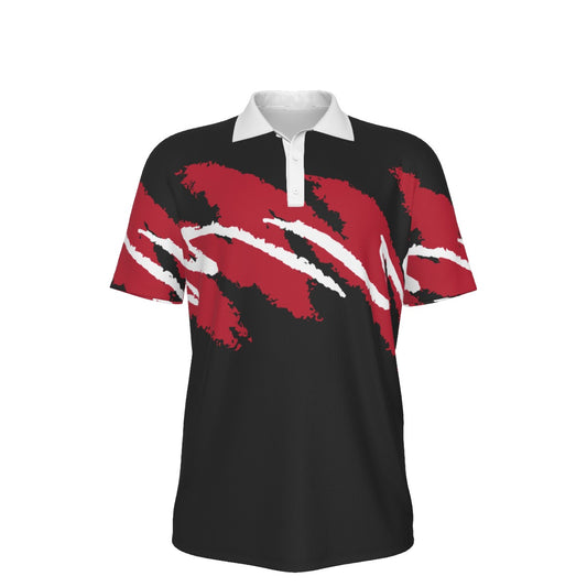 Yoycol After Hours Jazz Golf Polo shirt in navy with subtle jazz-inspired pattern, short sleeves, and classic collar.