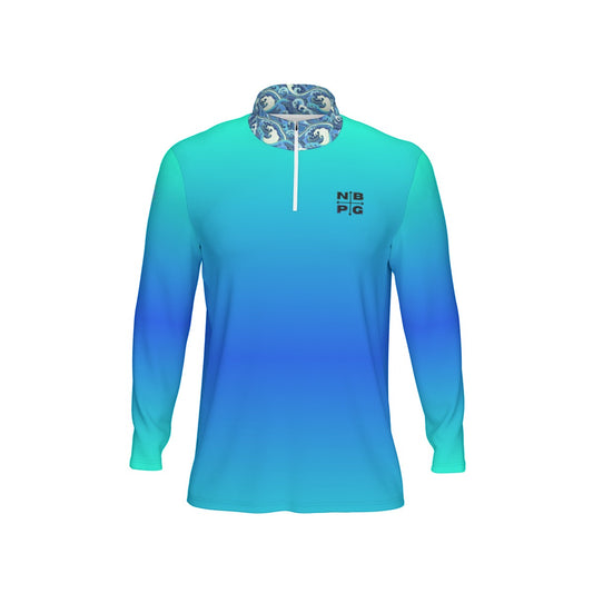 Tide Runner Gradient Quarter Zip - Not Bad Pretty Good