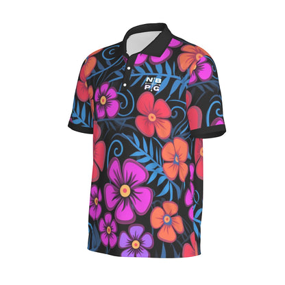 Floral Frenzy Golf Polo - Not Bad Pretty Good