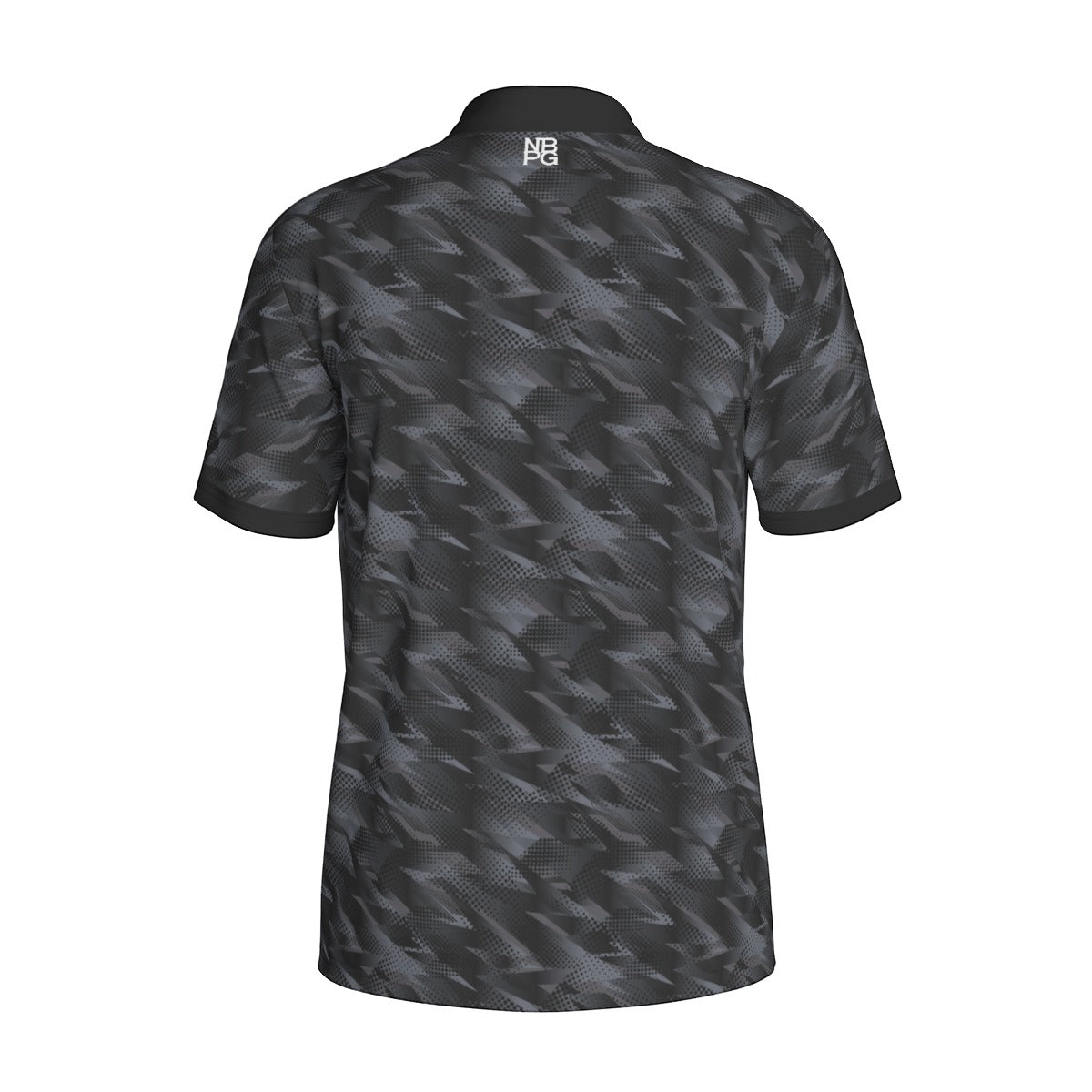 Yoycol Smoke Screen Polo shirt in dark fabric, featuring a classic collar and short sleeves, casual men's polo with stylish design.