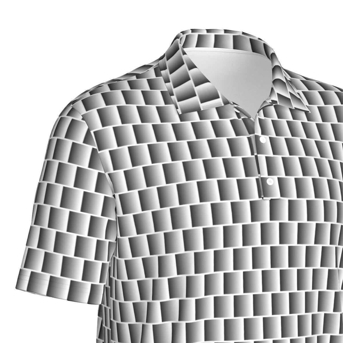 Not Bad Pretty Good static golf polo shirt in navy with subtle logo detail, perfect for casual golf or sportswear.
