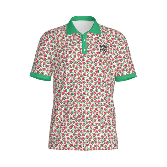 Watermelon Wedge Polo - Not Bad Pretty Good